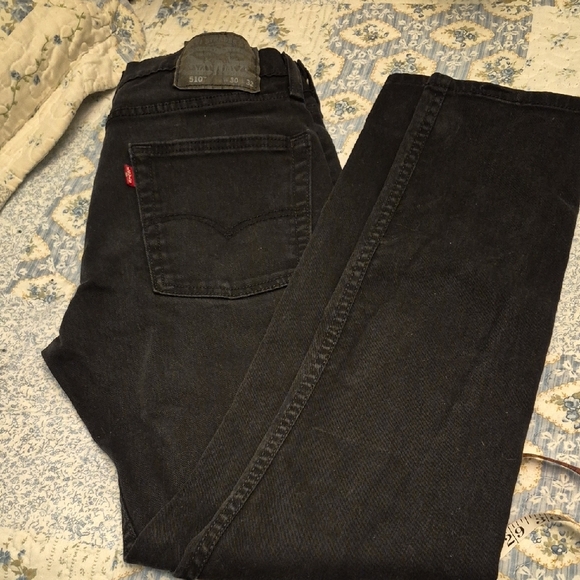 Levi's Other - Levi's 510 Men's Jet Black Jeans ,sz.30"x32"×10"rise.(#1663)